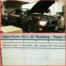 Supercharged 2011 Ford Mustang