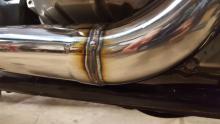 Turbo VTX Downpipe close up
